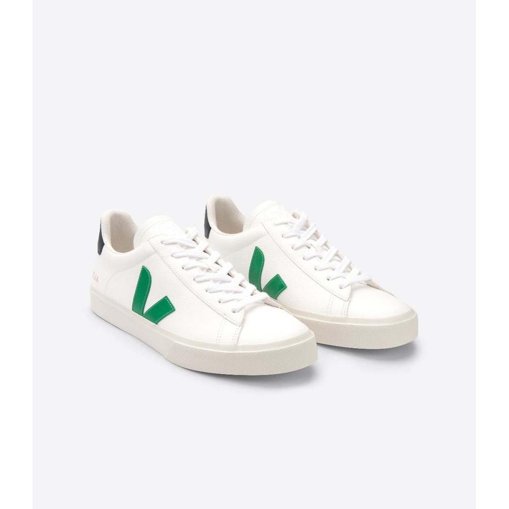 Veja CAMPO CHROMEFREE Low Tops Sneakers Herre White/Black | NO 204JPQ